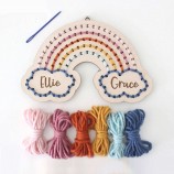 DIY Sewing Embroidery Kit Early Childhood Craft Project Yarn Sewing Kit for Kids