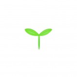 Four-Leaf Silicone Little Green the Buds Mini Sprout Clover Bookmark